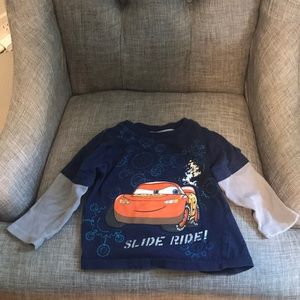 Toddler disney Lightning McQueen long sleeve shirt